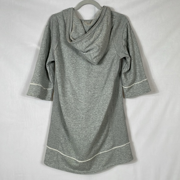 Anthropologie Daily Practice Dress Size XS Gray Hooded EUC - Picture 5 of 11